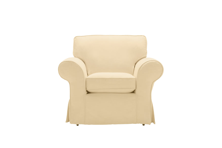 Newport | Armchair Extra Loose Cover | Miami Ivory