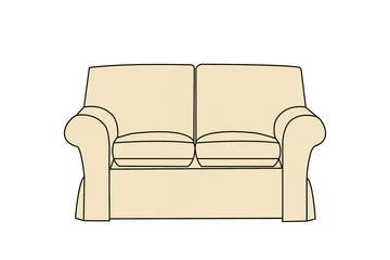 Newport | 2 Seater Extra Loose Cover | Miami Ivory