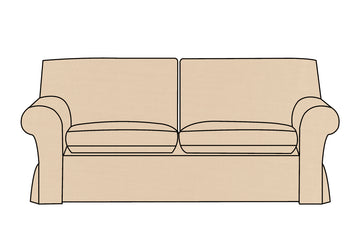 Newport | 3 Seater Extra Loose Cover | Capri Natural