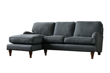 Florence | Chaise Sofa Option 2 | Flanders Charcoal