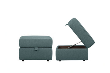 Woburn | Storage Stool | Orly Teal