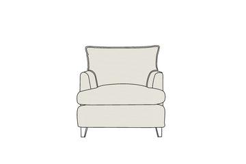 Padstow | Armchair Extra Loose Cover | Capri Dove