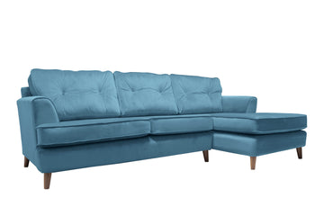 Poppy | Chaise Sofa Option 1 | Opulence Peacock