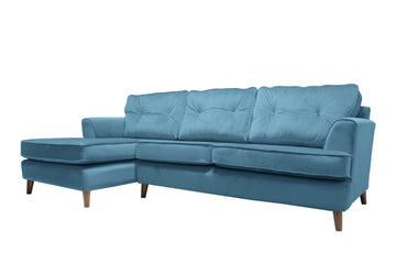 Poppy | Chaise Sofa Option 2 | Opulence Peacock