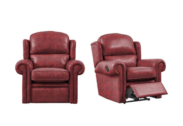 Darcy | Electric Recliner Chair | Vintage Oxblood