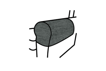 Woburn | Highback Chair Armcaps (pair) | Turner Slate
