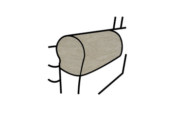 Woburn | Highback Chair Armcaps (pair) | Turner Stone