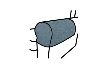 Hampton | Highback Chair Armcaps (pair) | Brunswick Teal