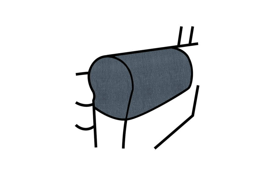 Blenheim | Armcaps (pair) | Willow Denim