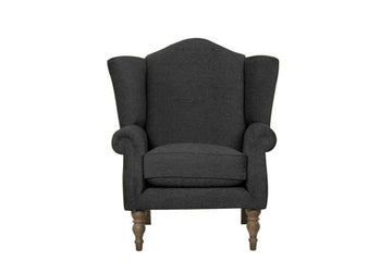 Woburn | Highback Chair | Orly Dark Grey