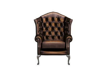 Victoria | Canterbury Highback Chair | Antique Gold