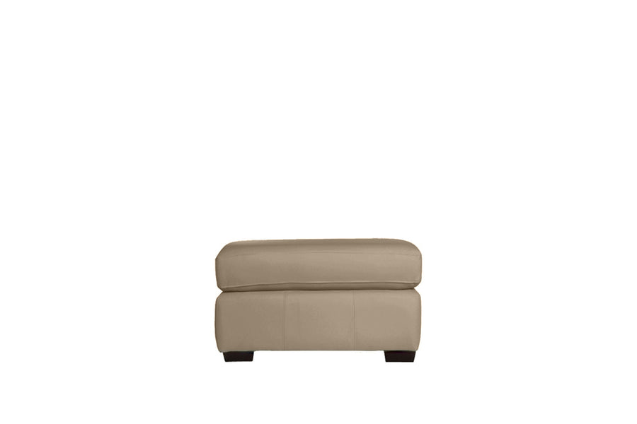 Marino | Footstool | Softgrain Pebble