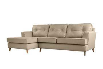 Poppy | Chaise Sofa Option 2 | Softgrain Pebble