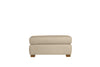 Scala | Leather Footstool | Softgrain Pebble