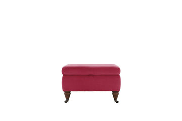 Agatha | Storage Stool | Flanders Raspberry