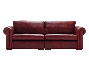 Aspen | 4 Seater Sofa | Vintage Oxblood