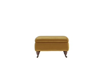 Austen | Storage Stool | Opulence Saffron