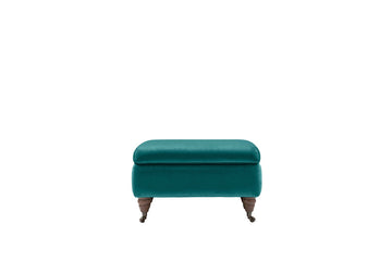 Austen | Storage Stool | Opulence Teal