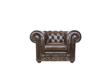 Chesterfield | Club Chair | Antique Gold