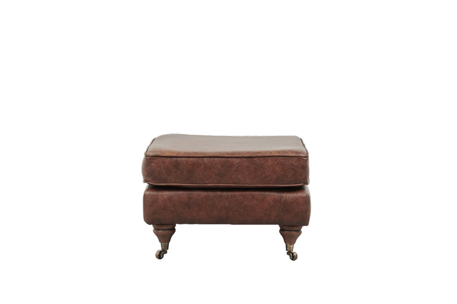 Darcy | Footstool | Vintage Chestnut