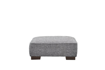 Denver | Footstool | Hopsack Platinum