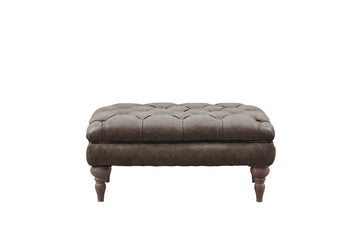 Earl | Bench Footstool | Vintage Grey