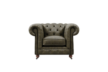 Grand Chesterfield | Club Chair | Vintage Green
