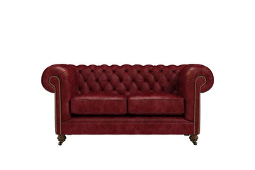 Grand Chesterfield | 2 Seater Sofa | Vintage Oxblood
