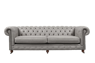 Grand Chesterfield | 4 Seater Sofa | Milton Fog