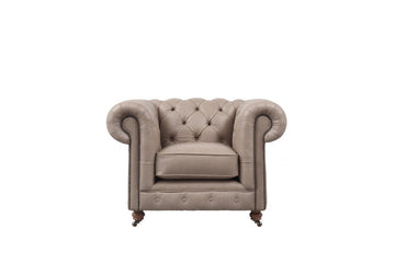 Grand Chesterfield | Club Chair | Milton Mushroom