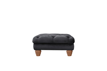 Grosvenor | Button Footstool | Opulence Granite