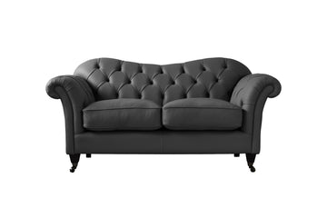 Hampton | 2 Seater Sofa | Softgrain Black