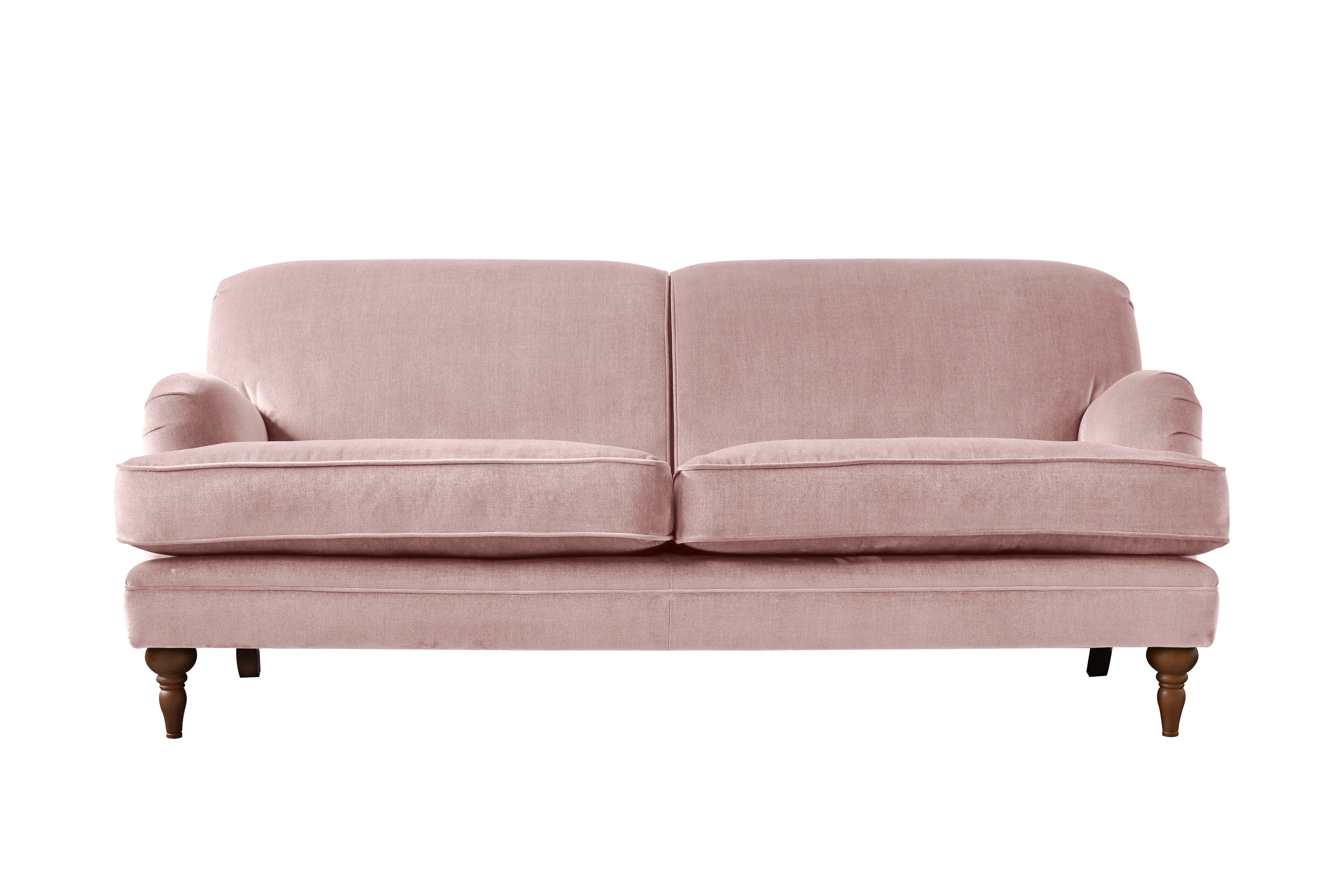 Jasper 3 Seater Sofa Manolo Dusky Pink – SofaSofa