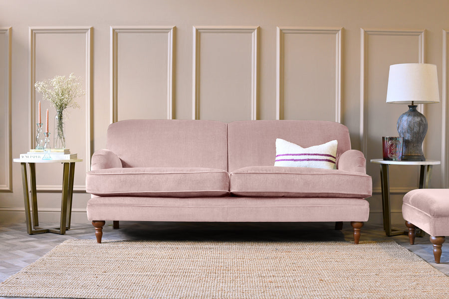 Jasper | 3 Seater Sofa | Manolo Dusky Pink