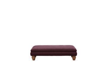 Grosvenor | Plain Bench Footstool | Opulence Shiraz