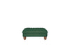 Grosvenor | Button Bench Footstool | Opulence Emerald