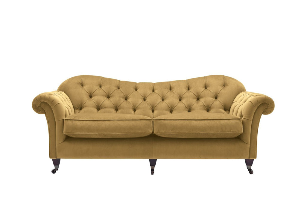 Hampton 3 Seater Sofa Opulence Saffron – SofaSofa