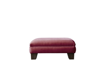 Chiswick | Footstool | Velluto Bordeaux