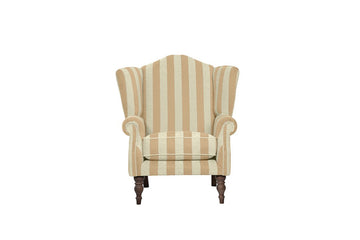 Woburn | Highback Chair | Brecon Stripe Mink