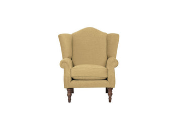 Woburn | Highback Chair | Brecon Plain Biscuit