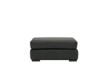 Mezzo | Small Footstool | Softgrain Black