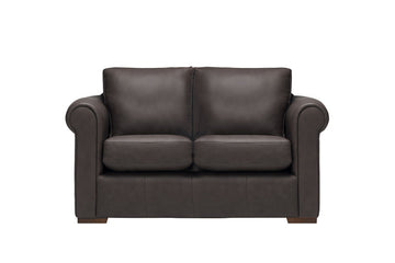 Scala | 2 Seater Leather Sofa | Softgrain Black