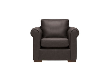 Scala | Leather Armchair | Softgrain Black