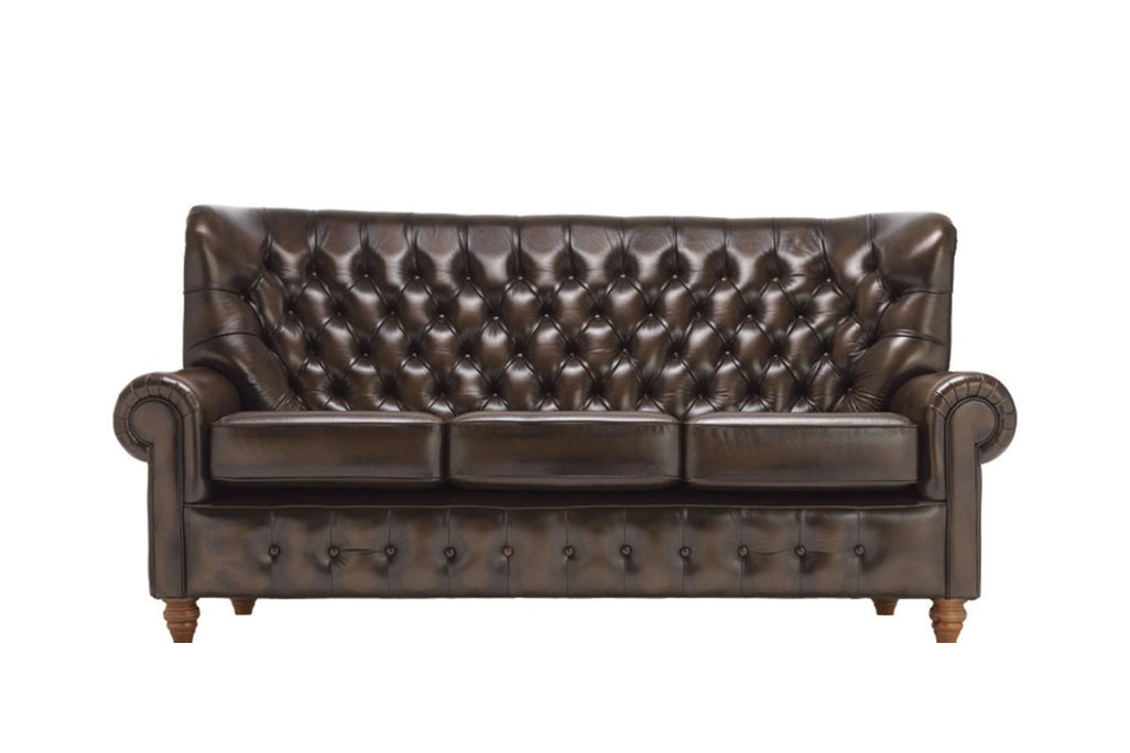 Monk 3 Seater Sofa Antique Gold – SofaSofa