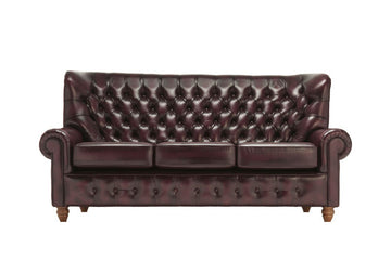 Monk | 3 Seater Sofa | Antique Red