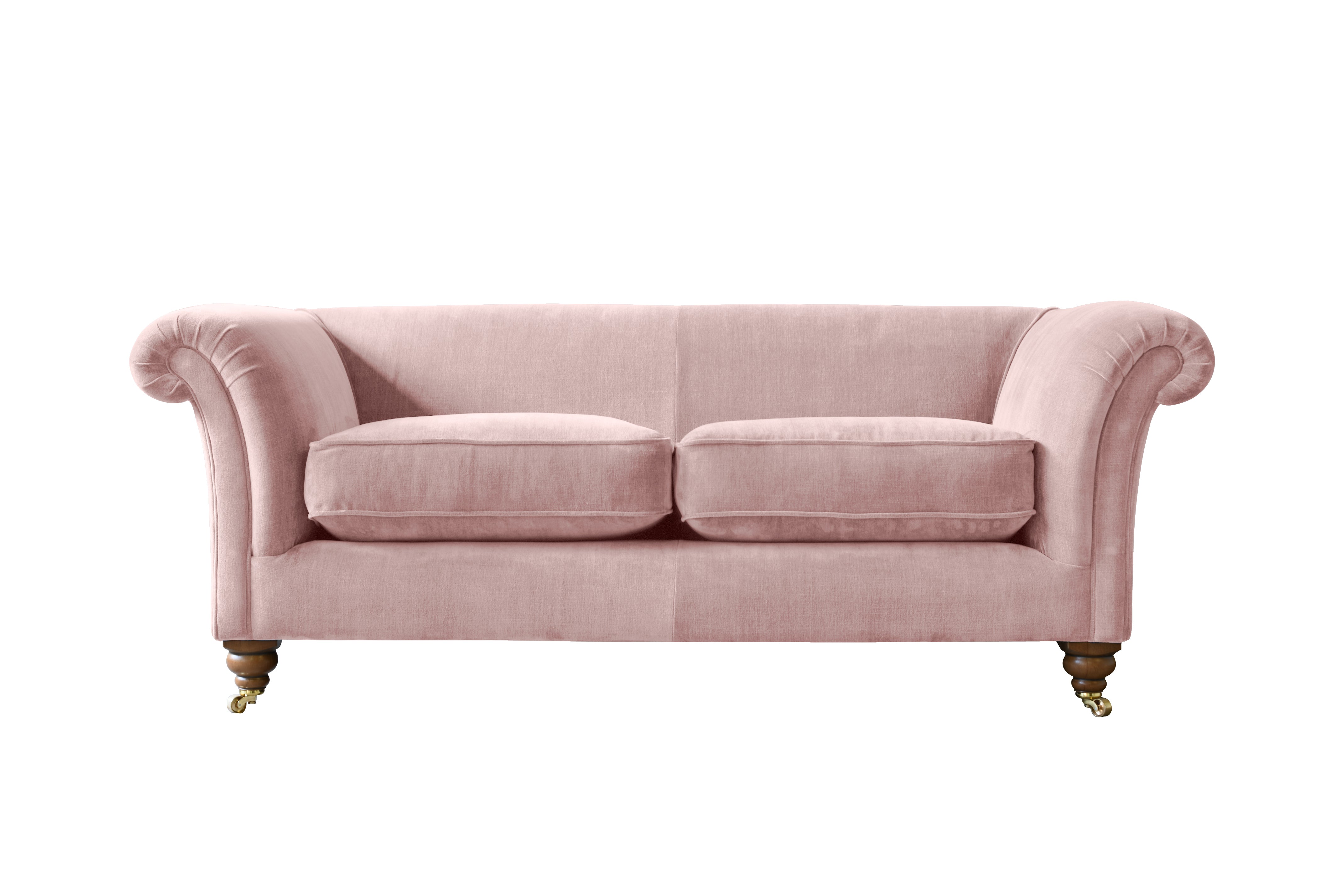 Morgan 2 Seater Sofa Manolo Dusky Pink – SofaSofa