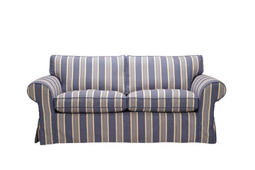 Newport | 3 Seater Sofa | Capri Blue Stripe