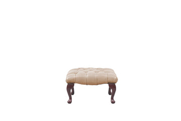 Chesterfield | Queen Anne Footstool | Milton Sand