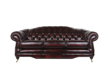 Regent | 3 Seater Sofa | Antique Red