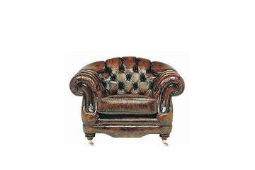 Regent | Club Chair | Antique Gold